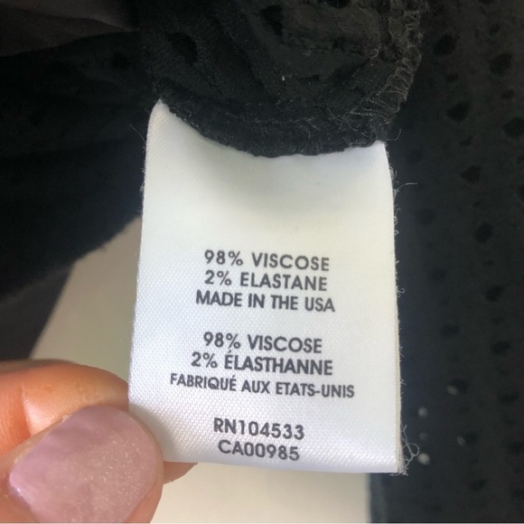 Nanette Lepore Eyelet and Lace Bomber Jacket Size M - Picture 5 of 8